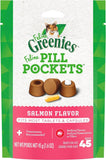 Greenies Pill Pockets Salmon Flavor Natural Soft Adult Cat Treats (1.6-oz Bags)