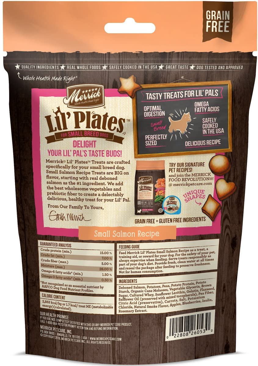 Merrick Lil' Plates Grain Free Small Breed Dog Treats Variety Pack (5-oz Each)