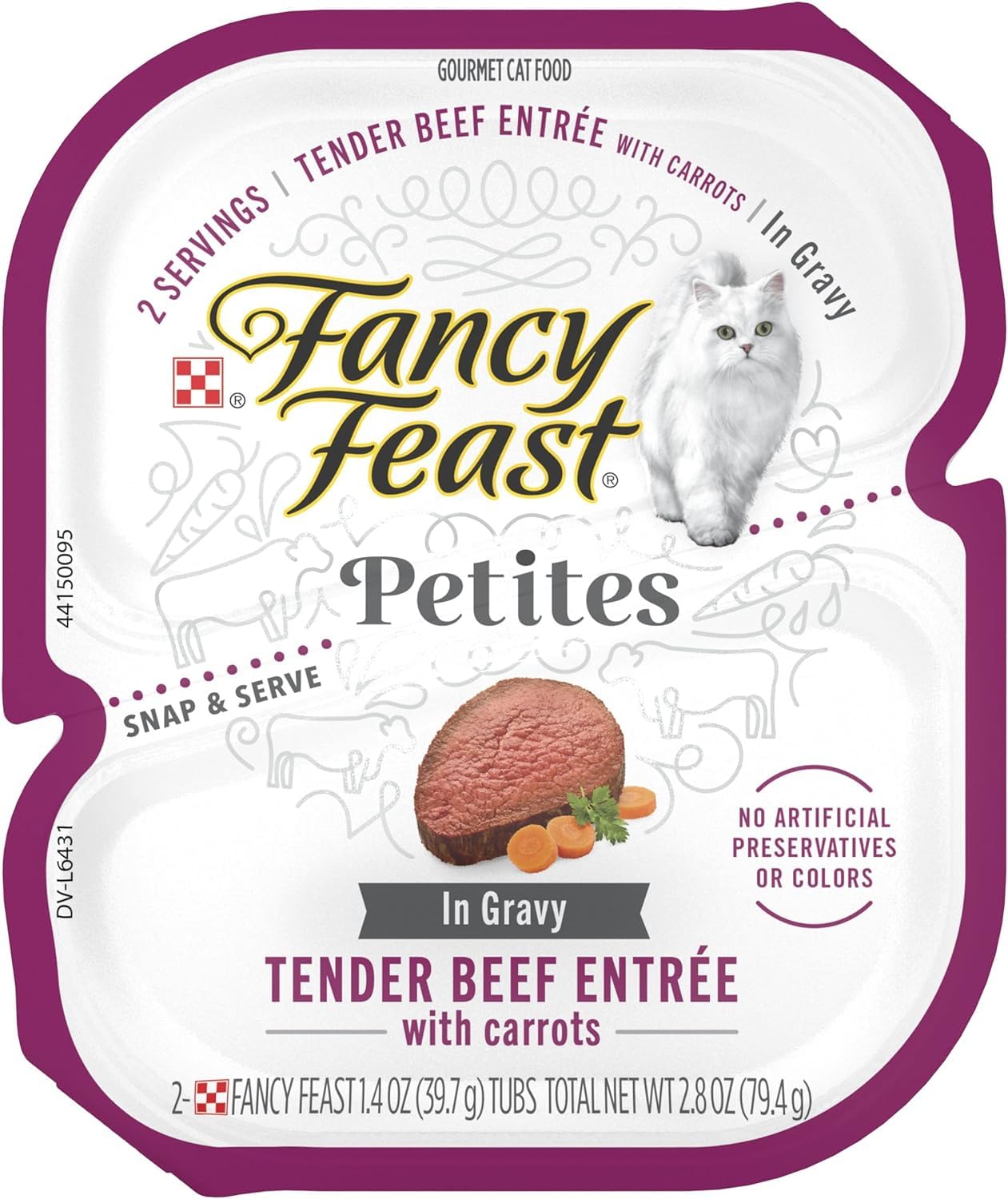 Fancy Feast Gravy Petites Wet Cat Food Variety Pack