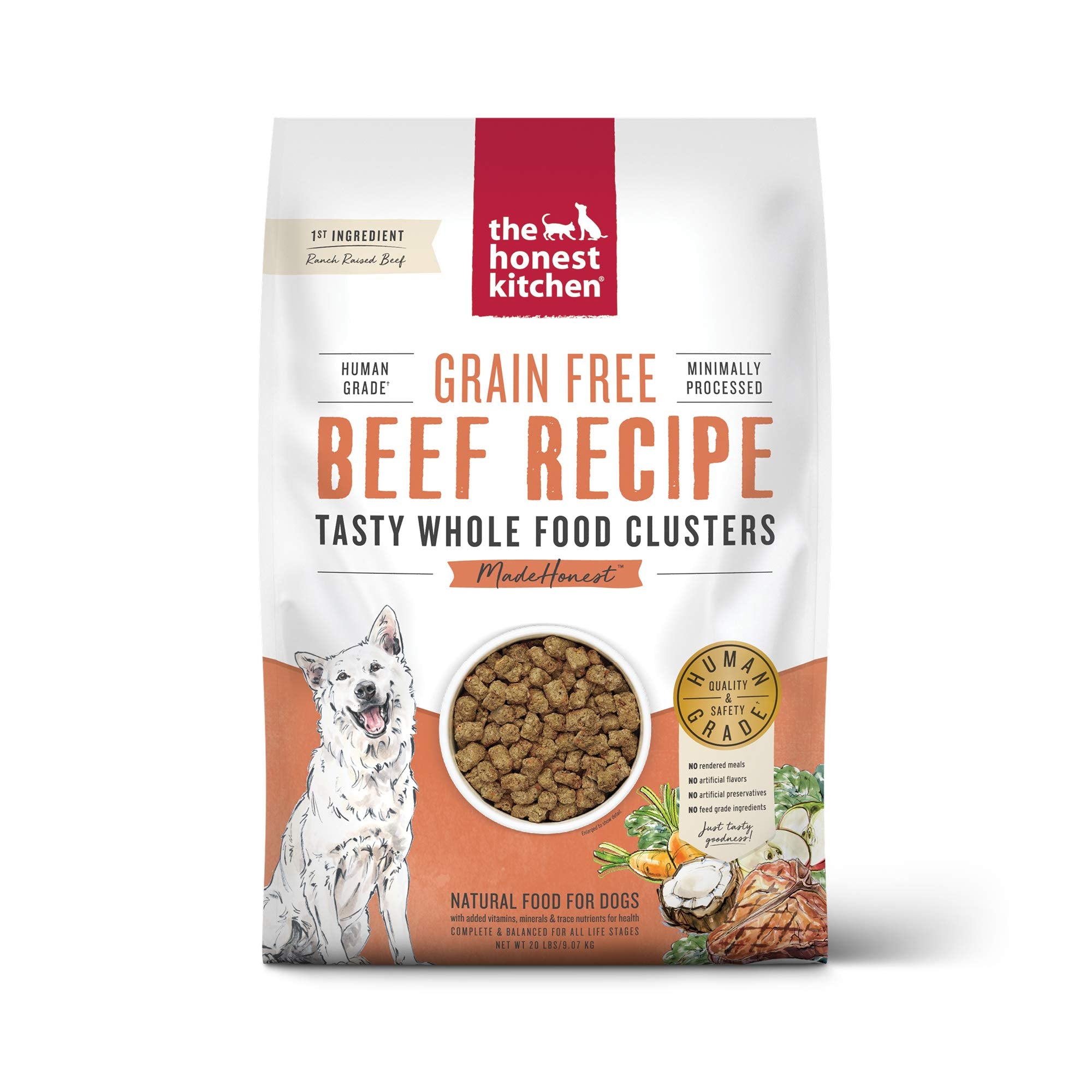 The Honest Kitchen Whole Food Clusters Grain Free Chicken Dry Dog Food