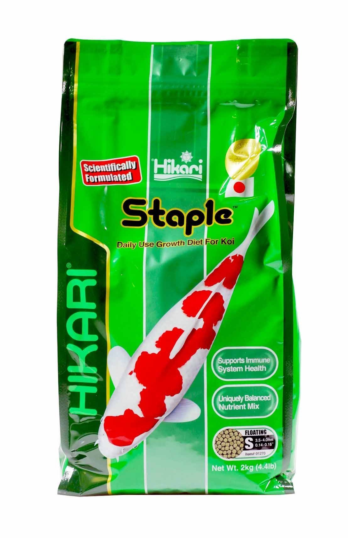 Hikari Staple Fish Food for Koi and Other Pond Fishes, Mini Pellets