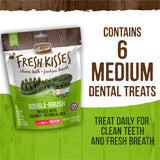 Merrick Fresh Kisses Medium Oral Care Dental Dog Treats for Dogs 25-50 Lbs