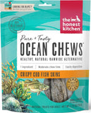 The Honest Kitchen Ocean Chews Crispy Cod Fish Skins Dog Treats (Pack of 3)