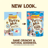 Friskies Party Mix Natural YUMS Cat Treats (2) Real Chicken (2) Real Salmon (2) Real Tuna