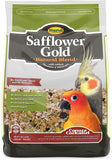 Higgins Safflower Gold Natural Mix Conure & Cockatiel Food 3 Pound (Pack of 2)