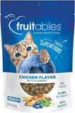 Fruitables Chicken & Blueberry Flavor Crunchy Cat Treats (Pack of 6)