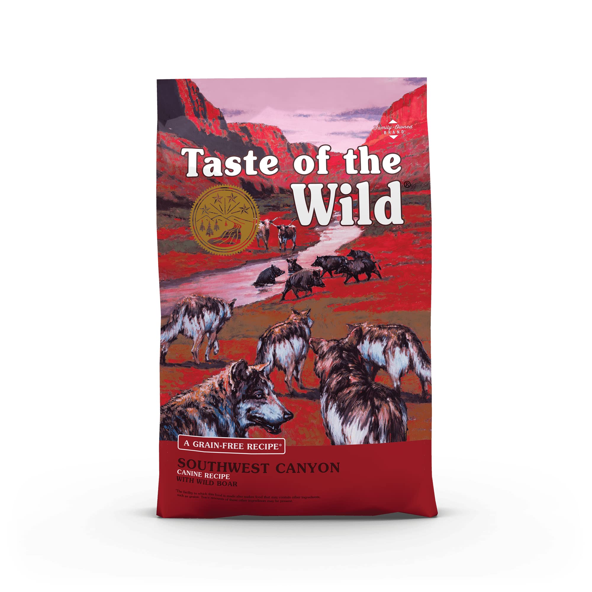 Taste of the Wild Roasted Bison and Roasted Venison High Protein Real Meat Recipes Premium Dry Dog Food