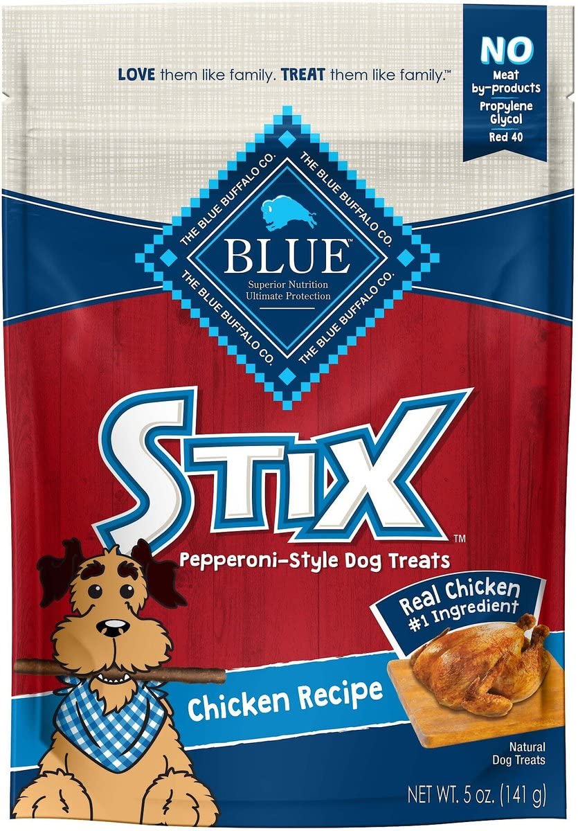 Blue Buffalo Blue Stix Chicken Recipe Pepperoni-Style Dog Treats (5-oz Bags)