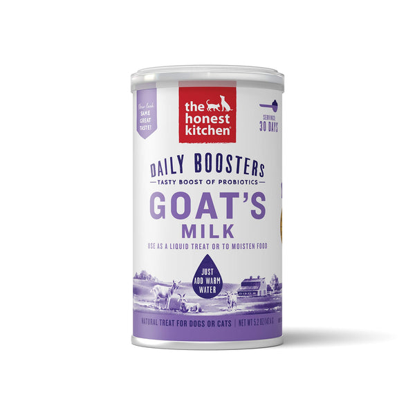 The Honest Kitchen Human Grade Instant Goat's Milk for Dogs - Tasty Dog Probiotics