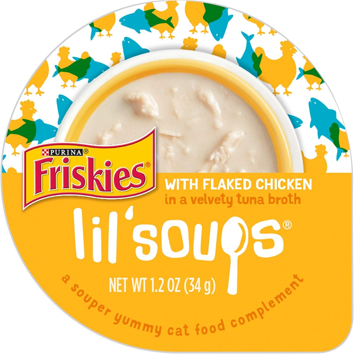 Friskies Lil Soups Adult Cat Food Complement Variety Pack