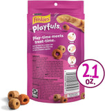 Friskies Playfuls Crunchy Cat Treats (3) Salmon & Shrimp (3) Chicken & Liver (2.1-oz Each)