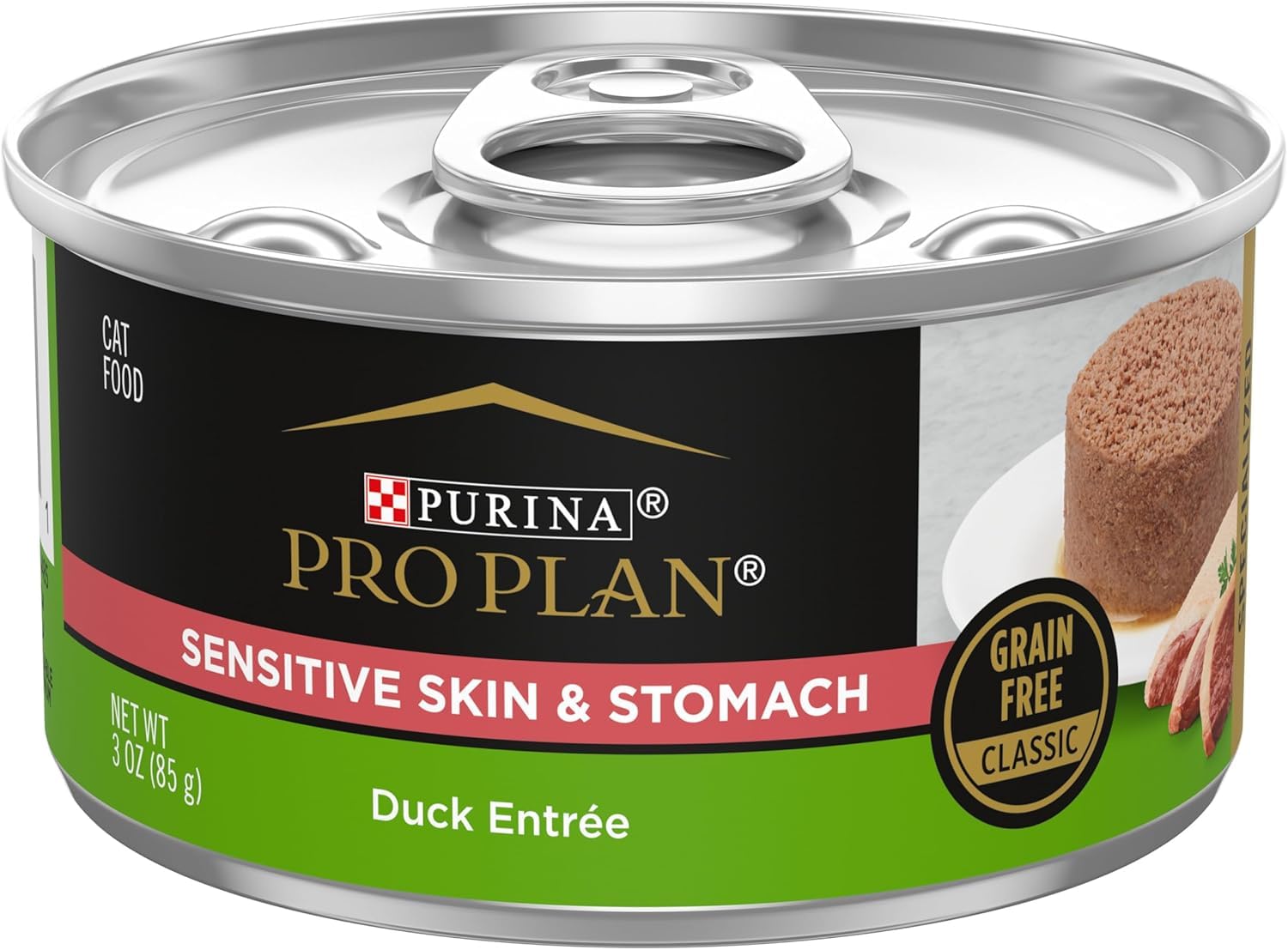 Purina Pro Plan Focus Sensitive Skin & Stomach Canned Cat Food Variety (18 count)