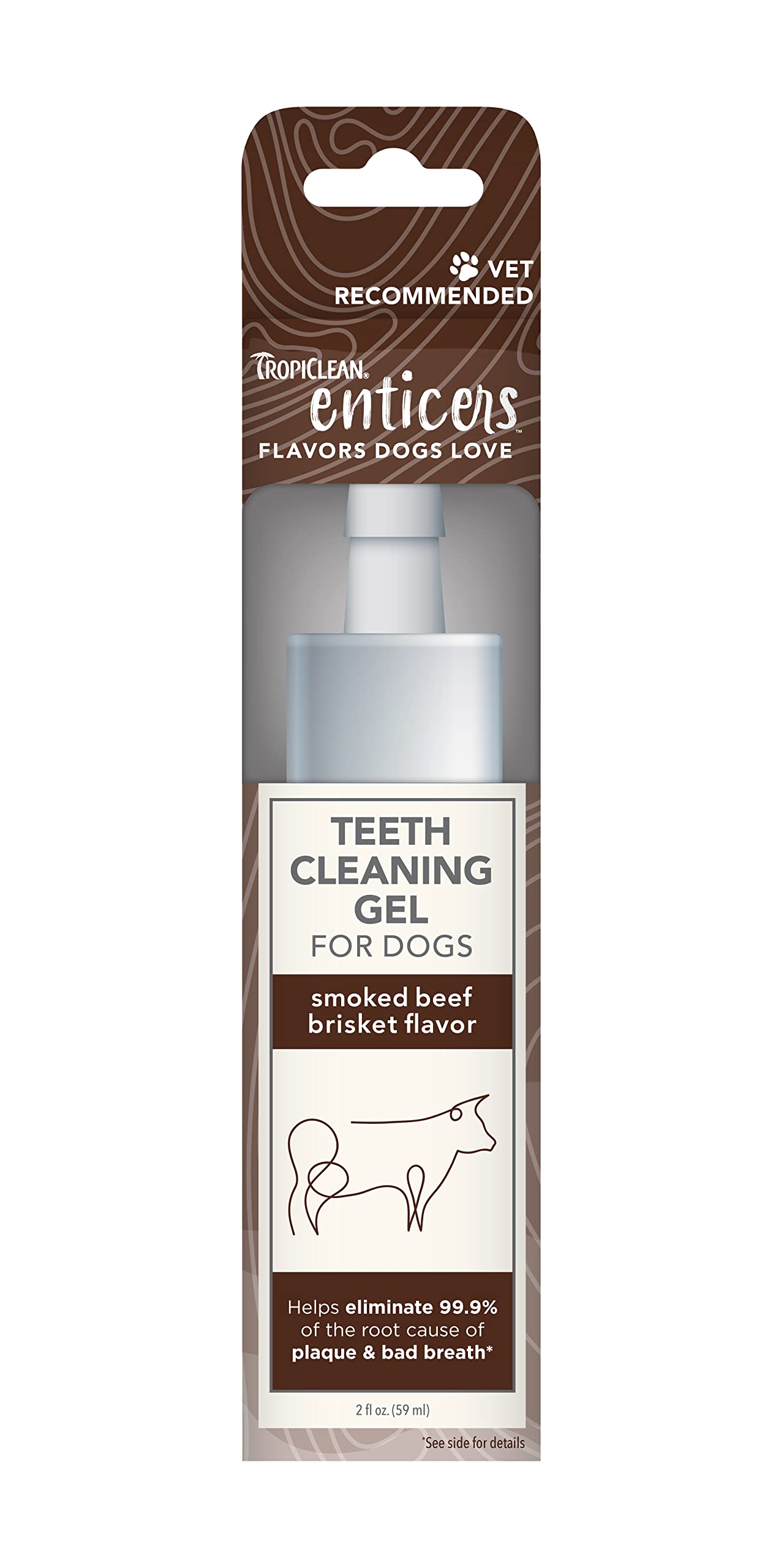 TropiClean Enticers Dog Teeth Cleaning Gel Parent