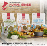 The Honest Kitchen Grain Free Whole Food Clusters Dog Food Variety Pack (3)