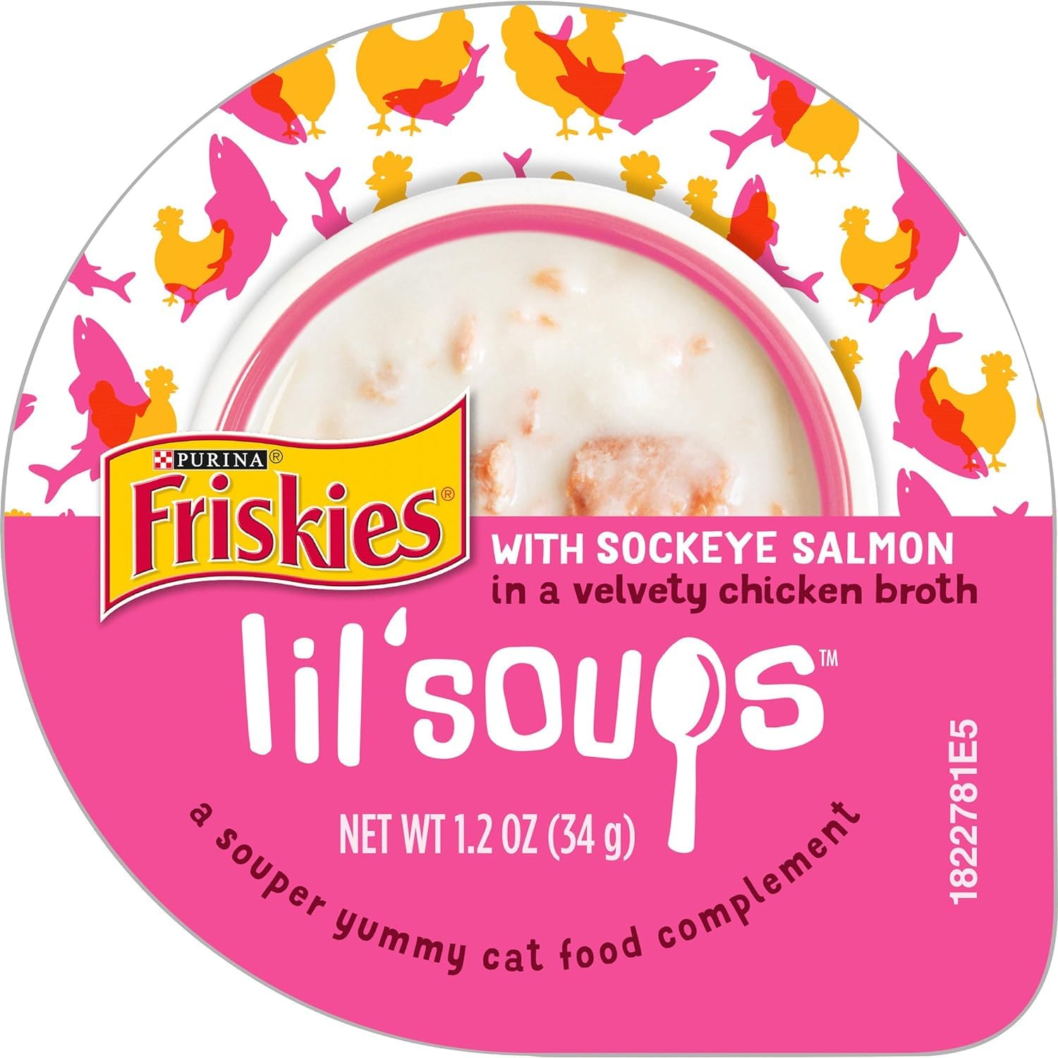 Friskies Lil Soups Adult Cat Food Complement Variety Pack