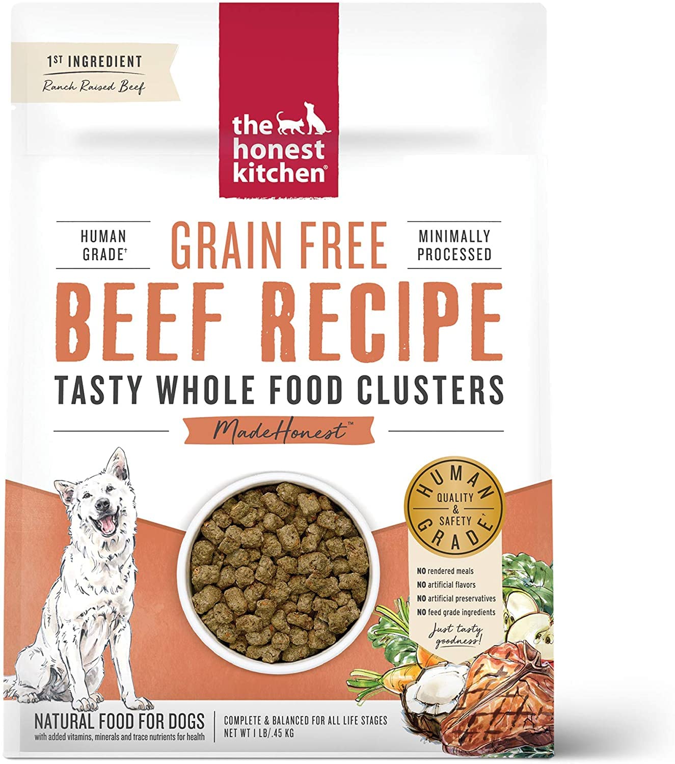 The Honest Kitchen Grain Free Whole Food Clusters Dog Food Variety Pack (3)