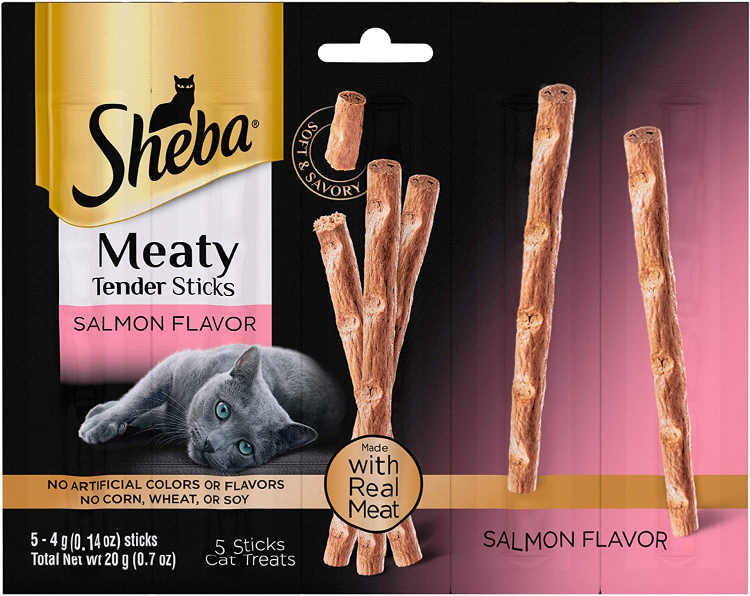 Sheba Meaty Tender Sticks Variety Bundle for Cats (Pack of 6)