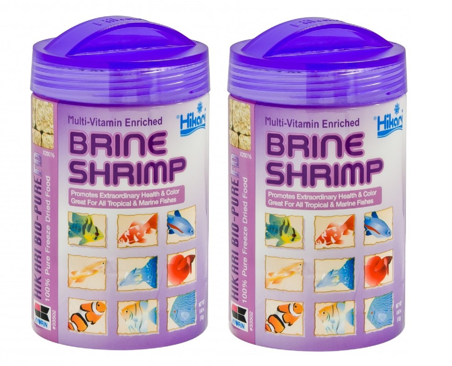 Hikari Bio-Pure Freeze-Dried Brine Shrimp for Pets, 0.42-oz [Set of 2]