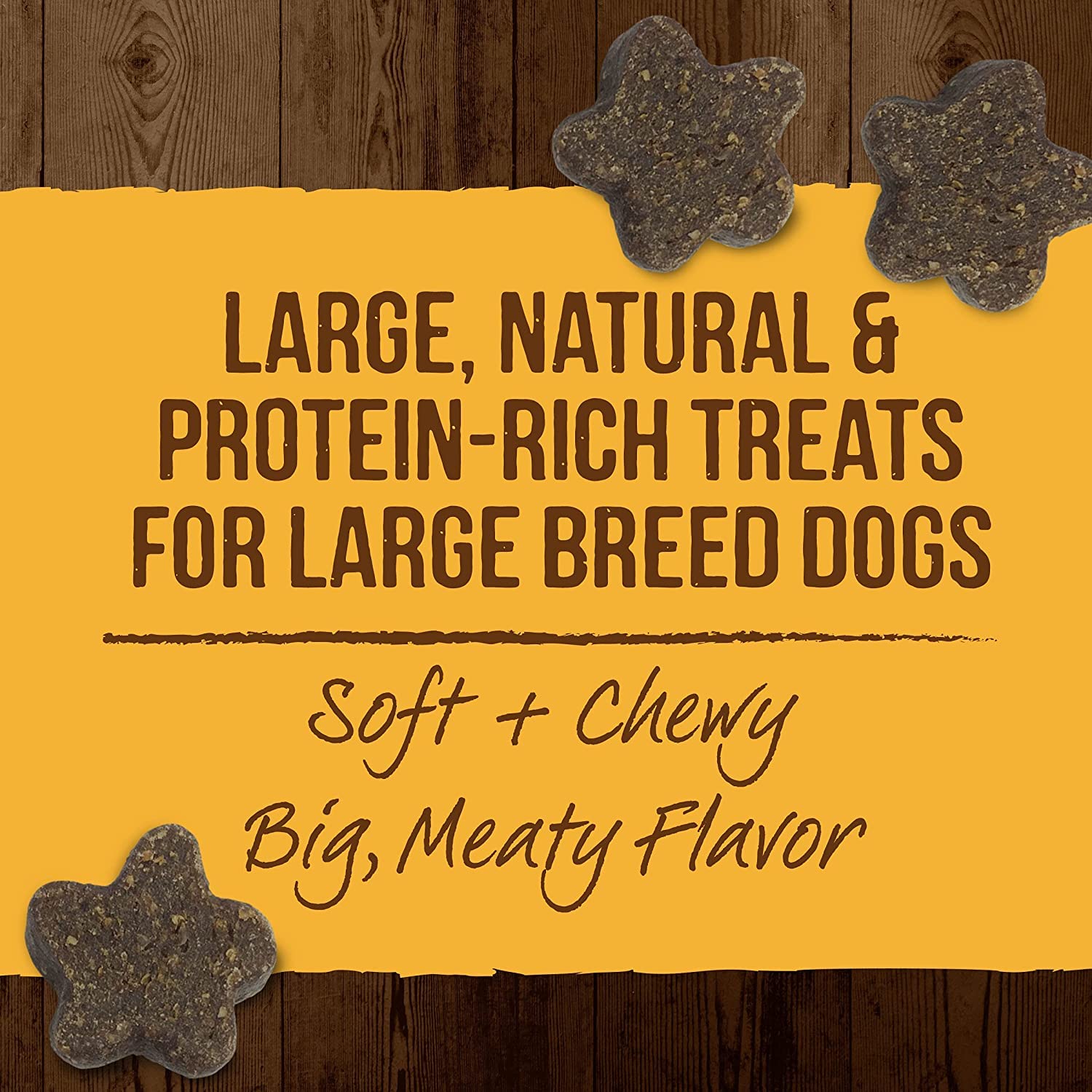 Merrick Power Bites Big Bites Real Chicken Recipe Grain-Free Dog Treats (Pack of 2)