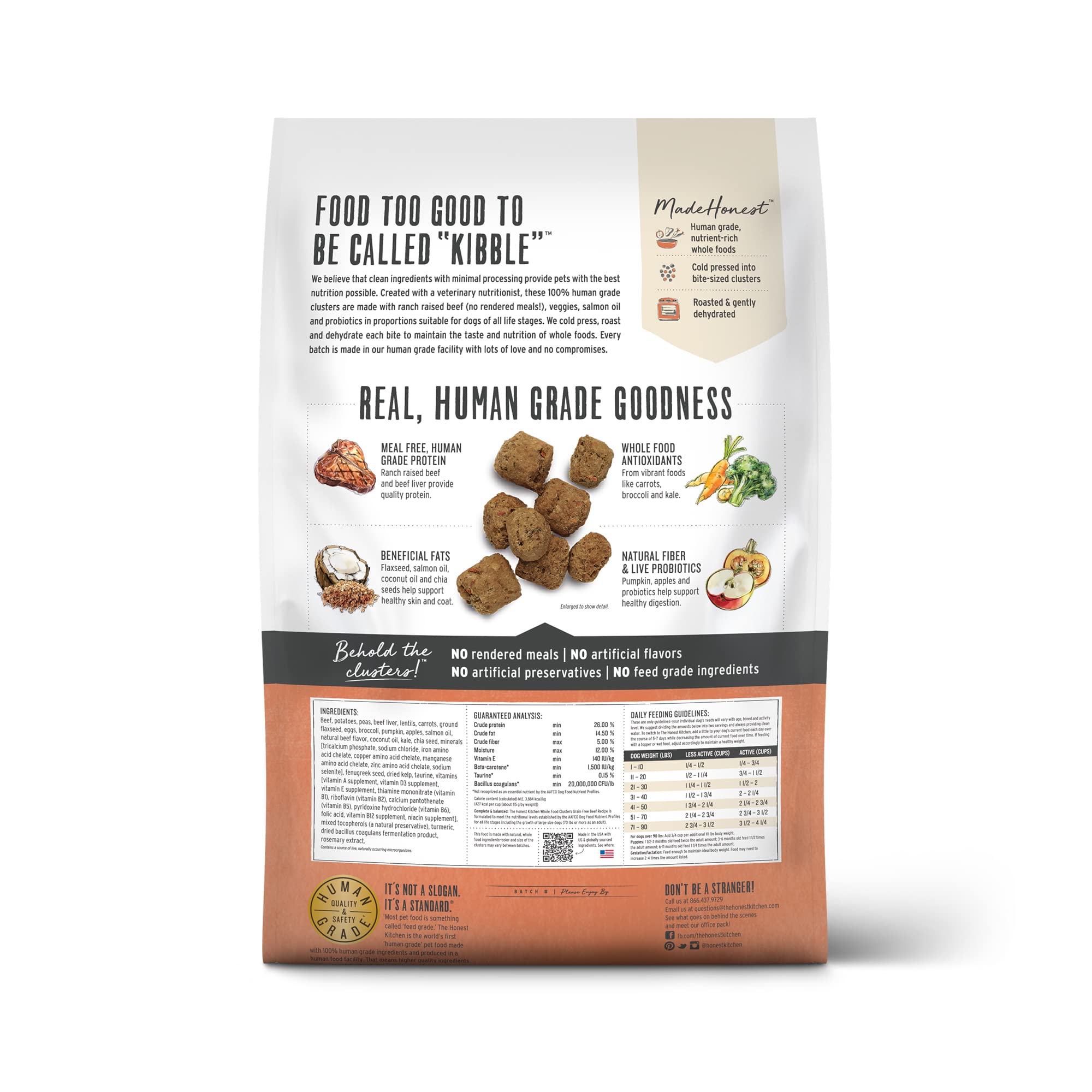 The Honest Kitchen Whole Food Clusters Grain Free Chicken Dry Dog Food