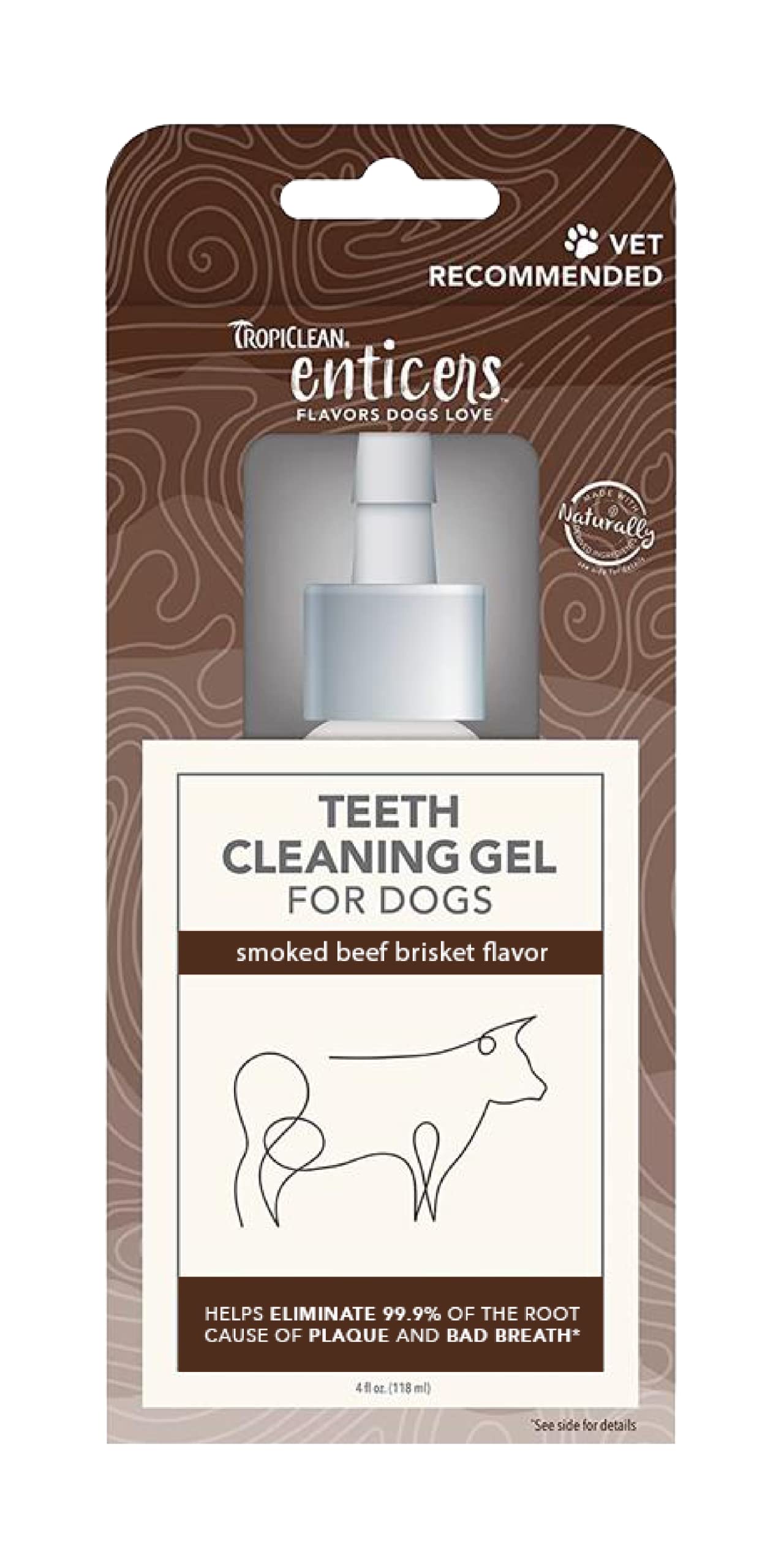 TropiClean Enticers Dog Teeth Cleaning Gel Parent