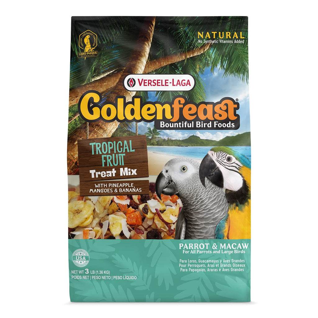 Goldenfeast VL Tropical Fruit Treat Mix, 3 Lb Bag