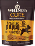 Wellness Core Brainiac Puppy Beef & Turkey Soft Training Dog Treats 5-oz (Pack of 3)