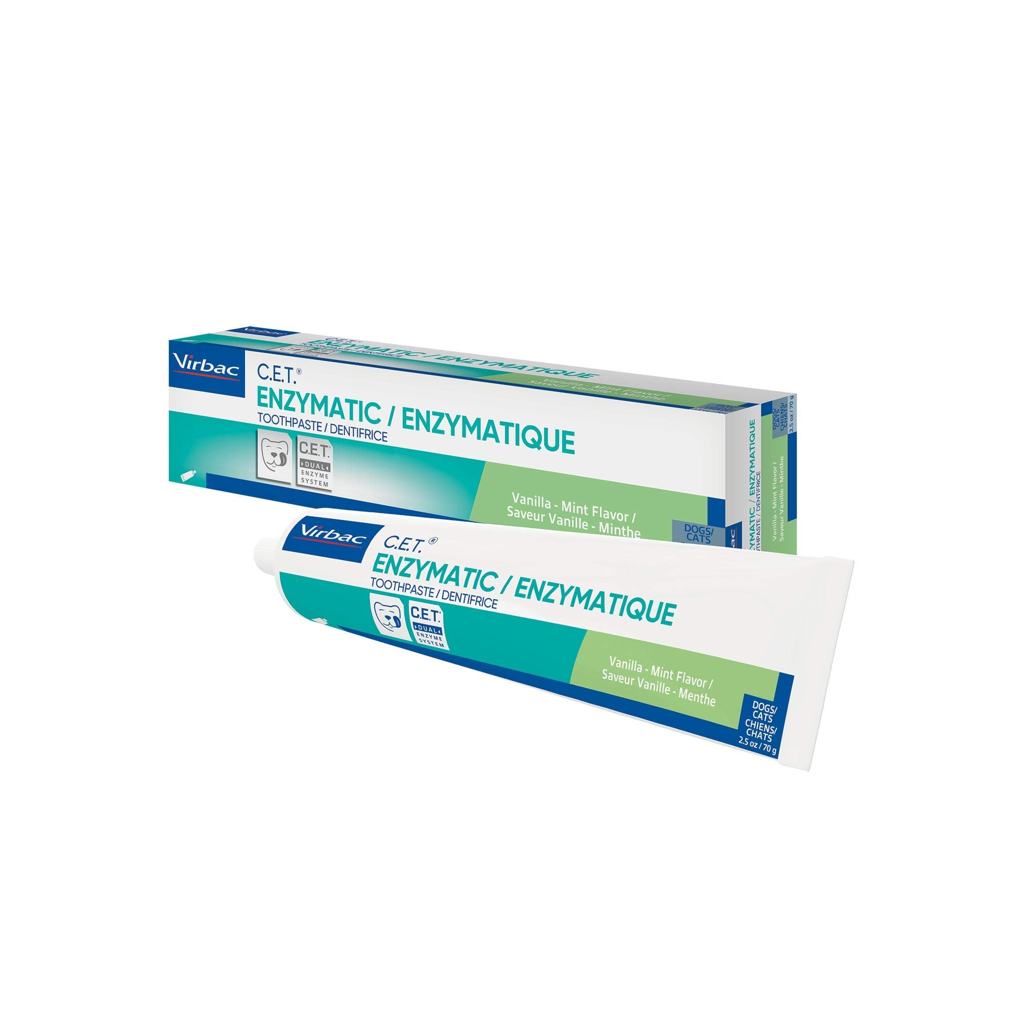 Virbac CET Enzymatic Toothpaste| Eliminates Bad Breath by Removing Plaque and Tartar Buildup