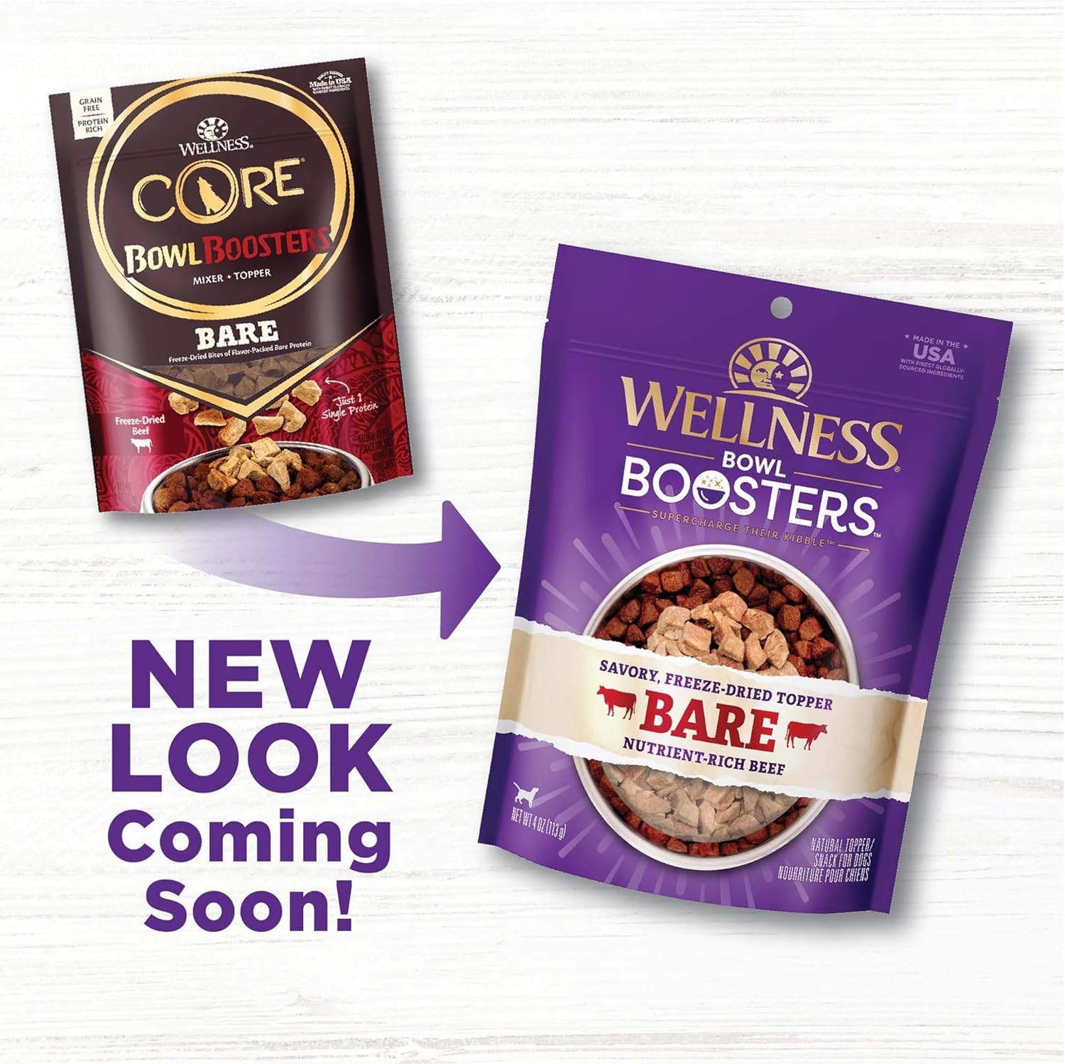 Wellness CORE Bowl Boosters Freeze-Dried Dog Food Mixer or Topper