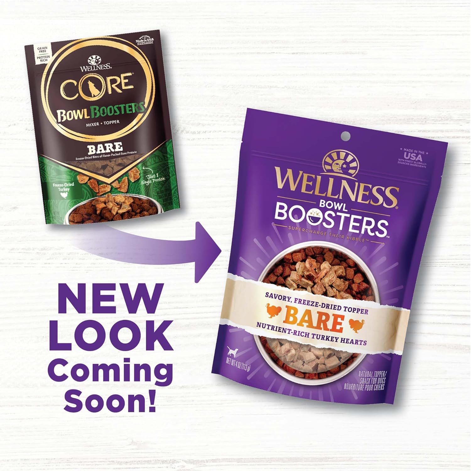 Wellness CORE Bowl Boosters Freeze-Dried Dog Food Mixer or Topper