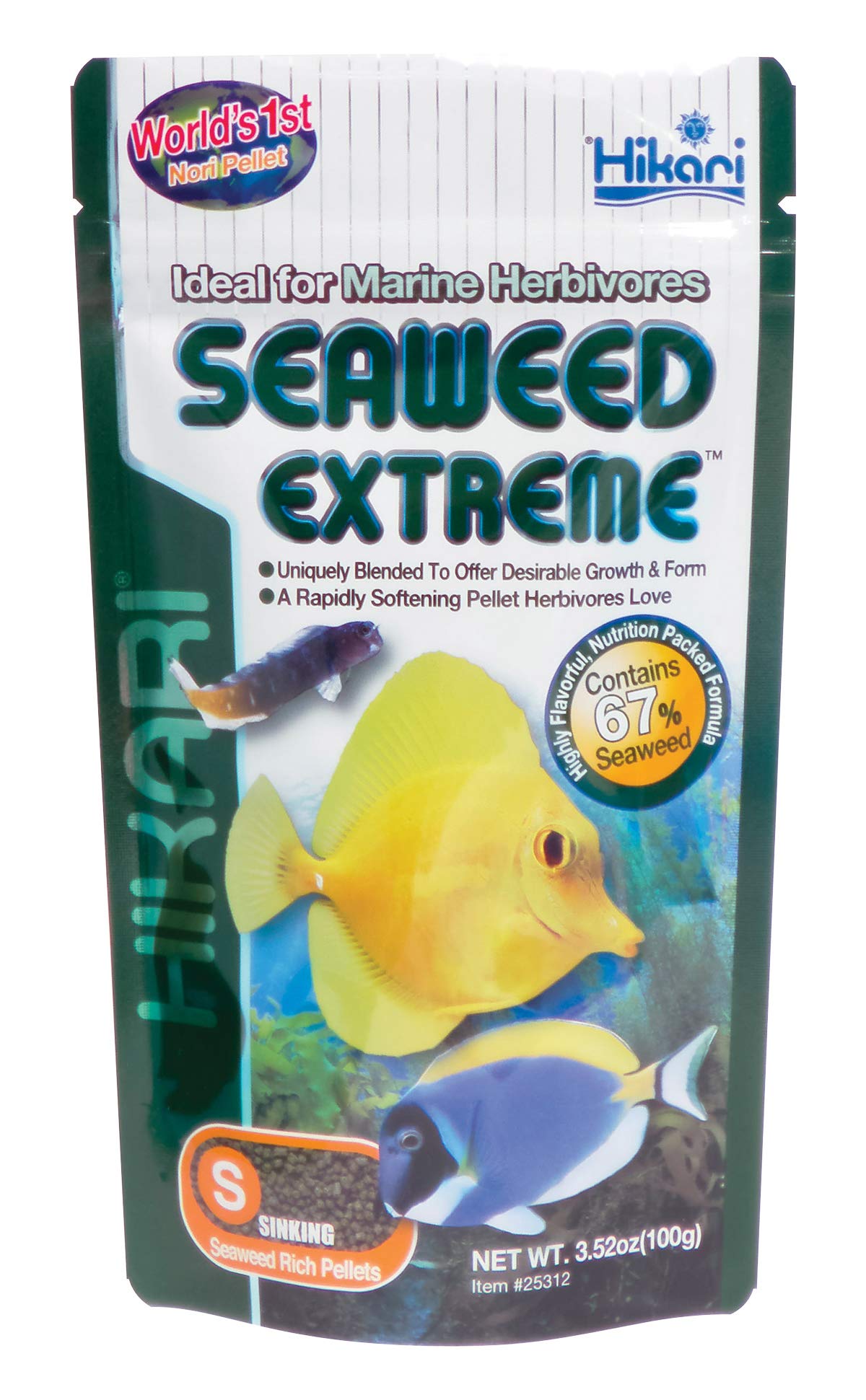 Hikari Seaweed Extreme Floating Seaweed Rich Pellets for Smaller Marine Herbivores