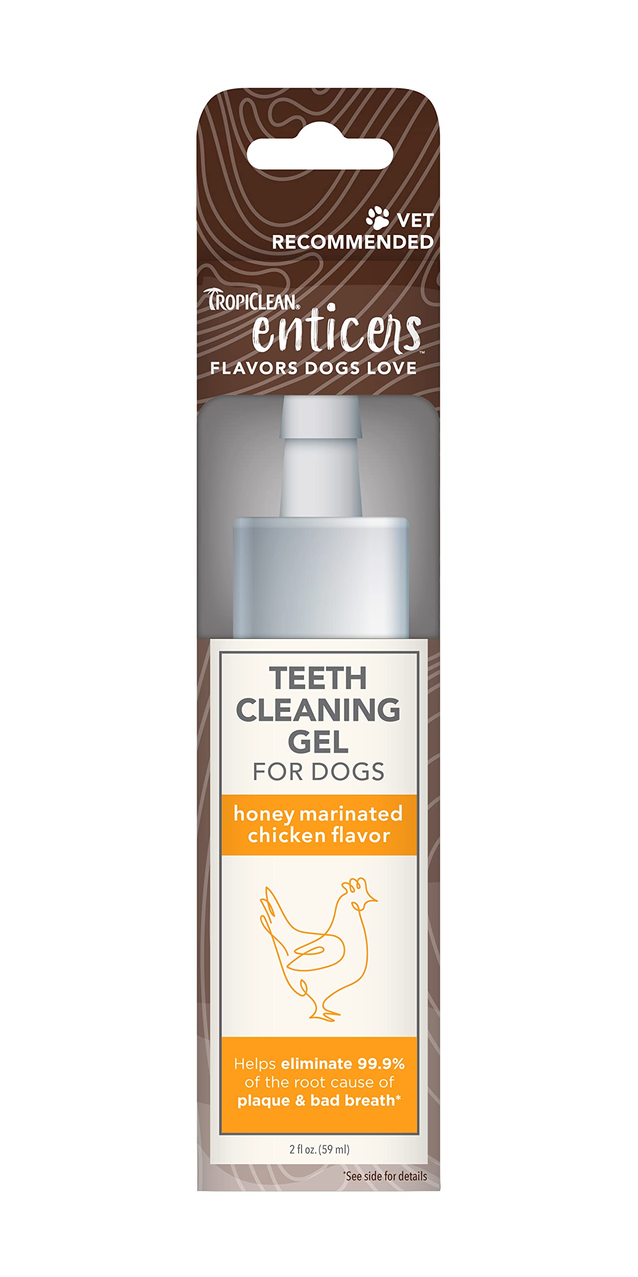 TropiClean Enticers Dog Teeth Cleaning Gel Parent