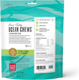 The Honest Kitchen Ocean Chews Wolfish Skins (3.25 oz), Cod Fish Skins (2.75 oz) Dehydrated Dog Treats