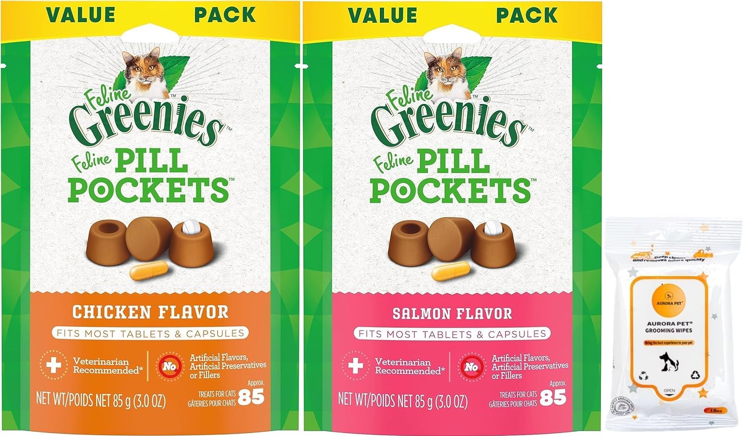 Greenies Pill Pockets Capsule Size Natural Soft Dog Treats Variety Pack