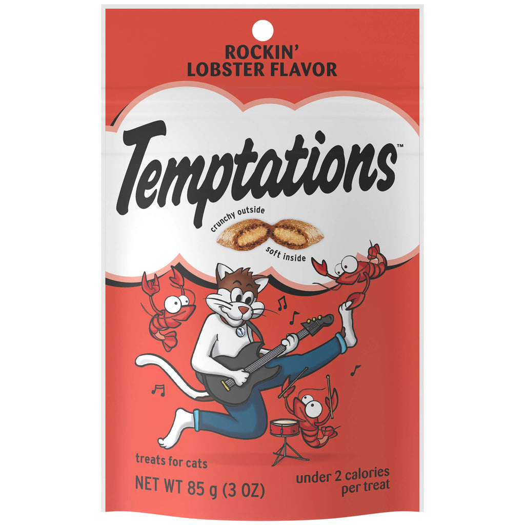 Temptations Indoor Care Crunchy and Soft Cat Treats, Chicken Flavor, 2.1 oz