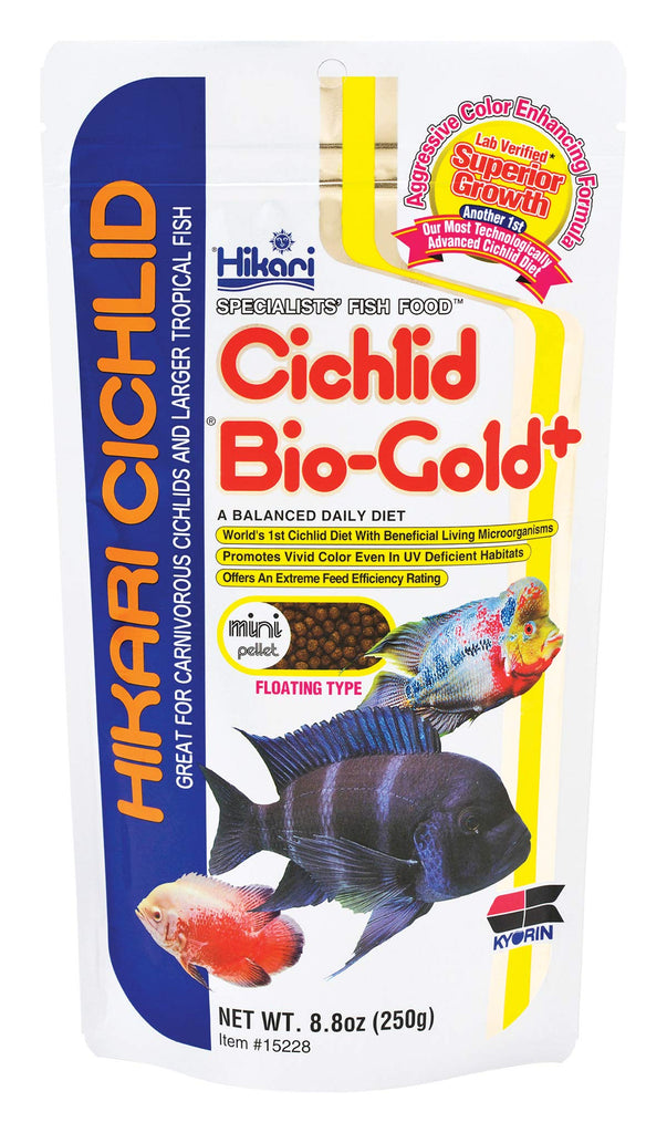 Hikari Cichlid Bio-Gold + Fish Food, Mini Pellets