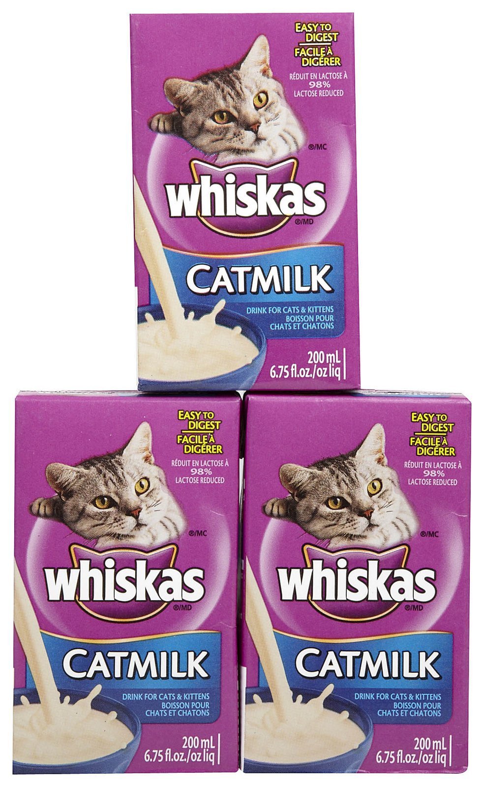 Whiskas Catmilk + Plus - 3 Pack - 6.75 Oz