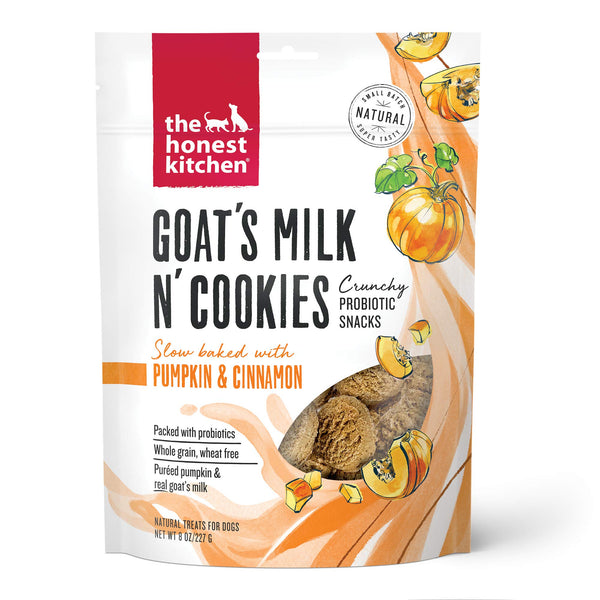 The Honest Kitchen Goat's Milk N' Cookies Slow Baked with Pumpkin & Cinnamon Flavor (Pack of 3)