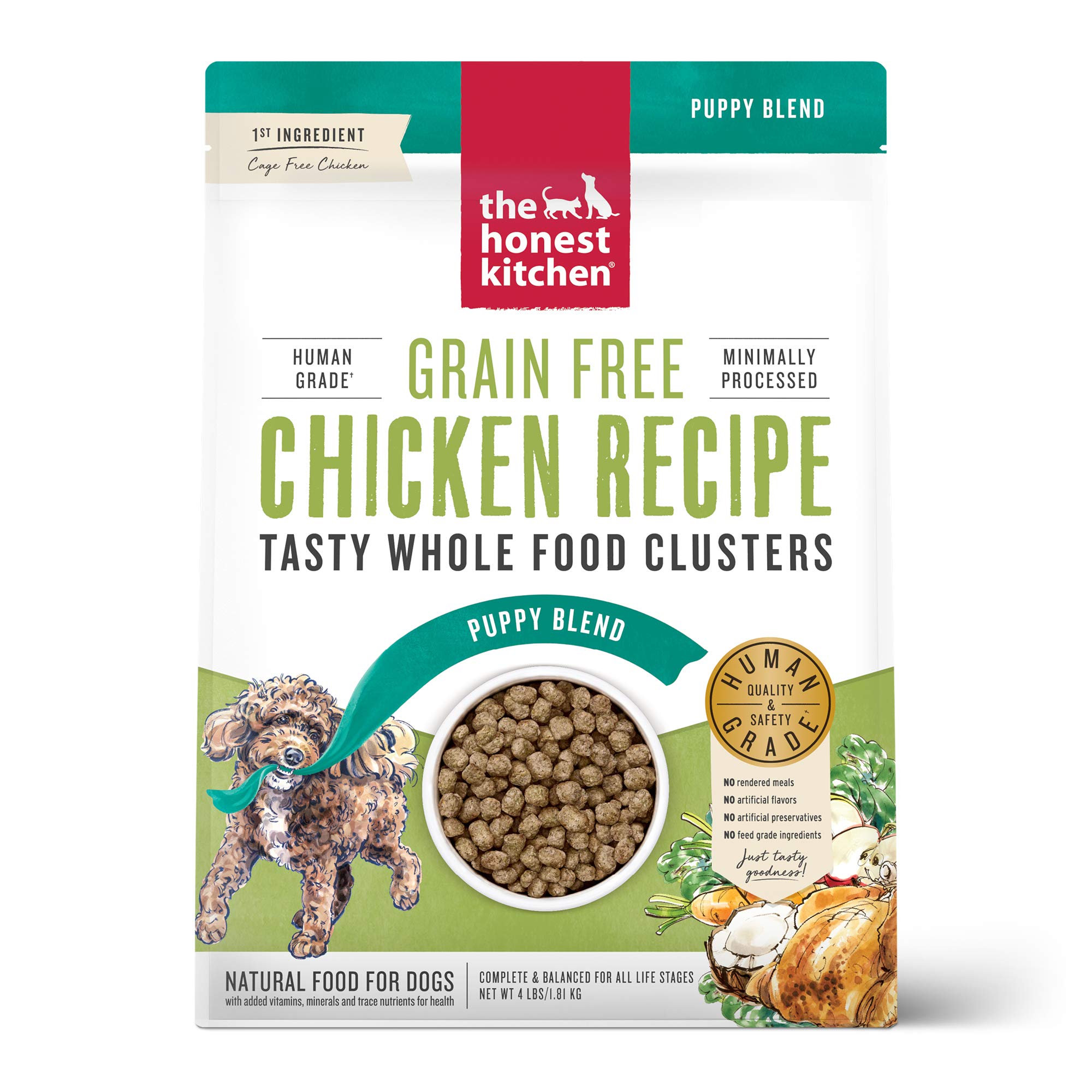 The Honest Kitchen Whole Food Clusters Human Grade Dry Puppy Food