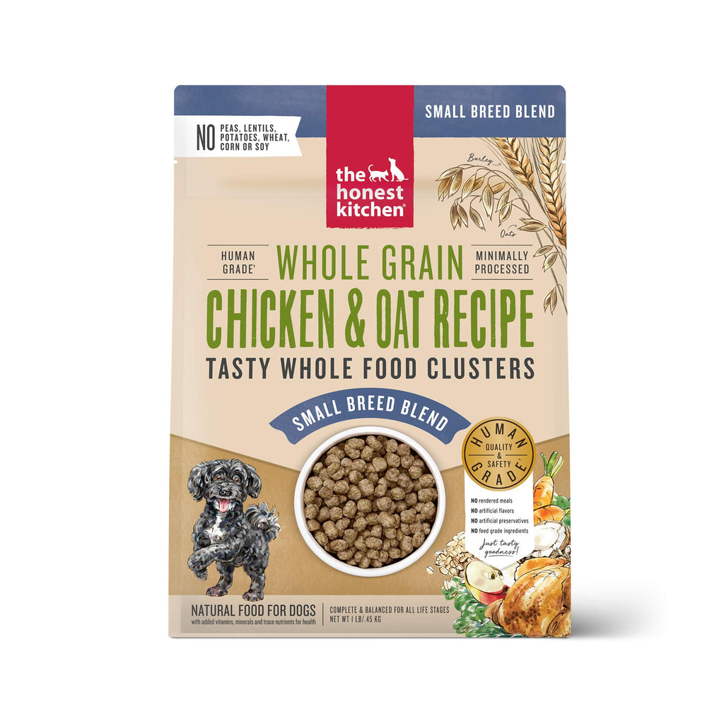 The Honest Kitchen Whole Food Clusters Small Breed Whole Grain Chicken & Oat Recipe Dry Dog Food