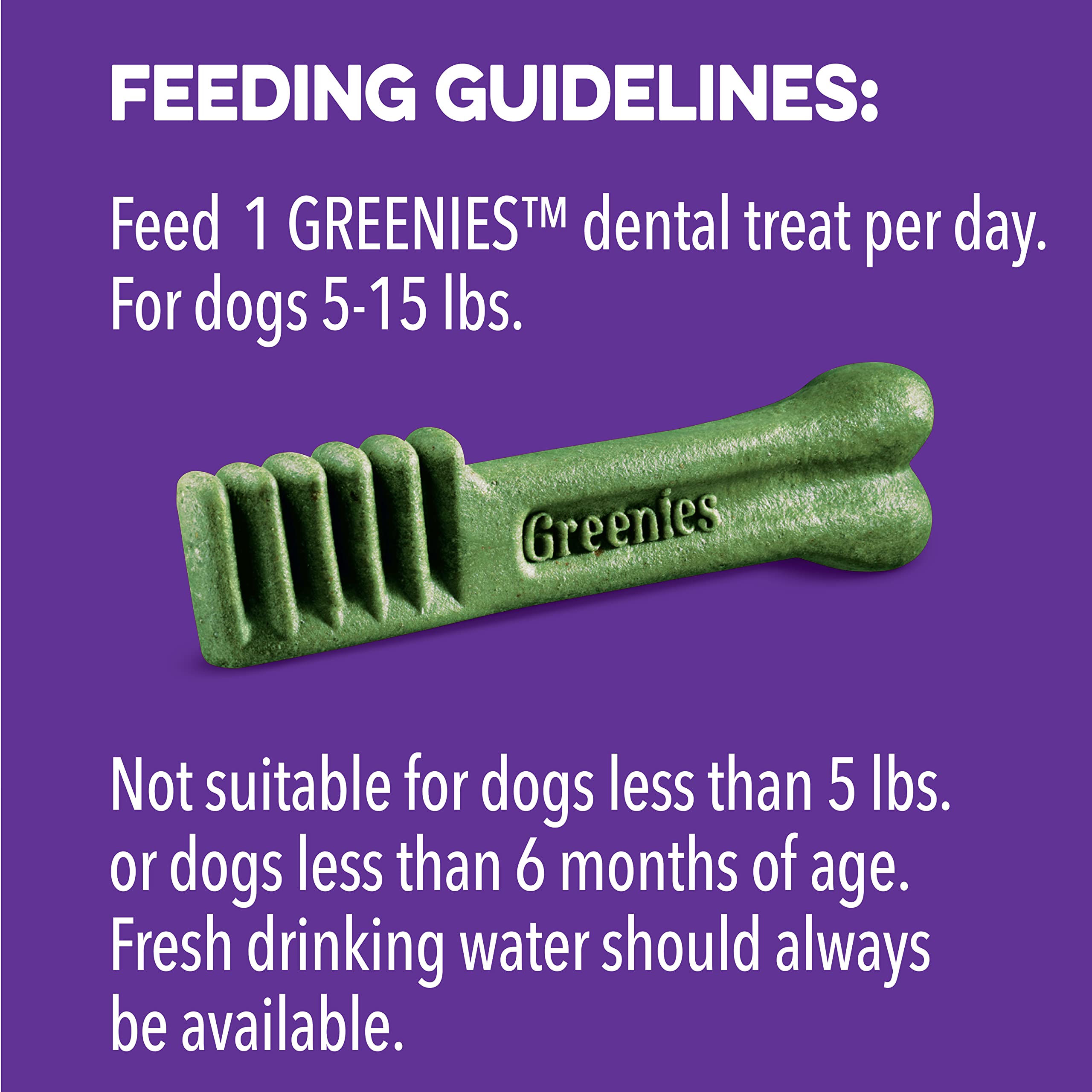 Greenies Teenie Halloween Natural Dental Dog Chew Treats, ScaryBerry Blueberry Flavor, 6 oz. Pack (22-Count)