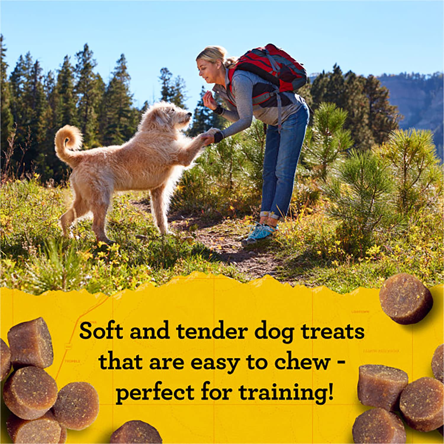 Zuke's Mini Naturals Dog Training Treats, Peanut Butter & Oats Recipe, Soft Dog Treats with Vitamins & Minerals