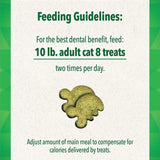 Greenies Savory Salmon Flavor Adult Dental Cat Treats (2.1-oz Bags)