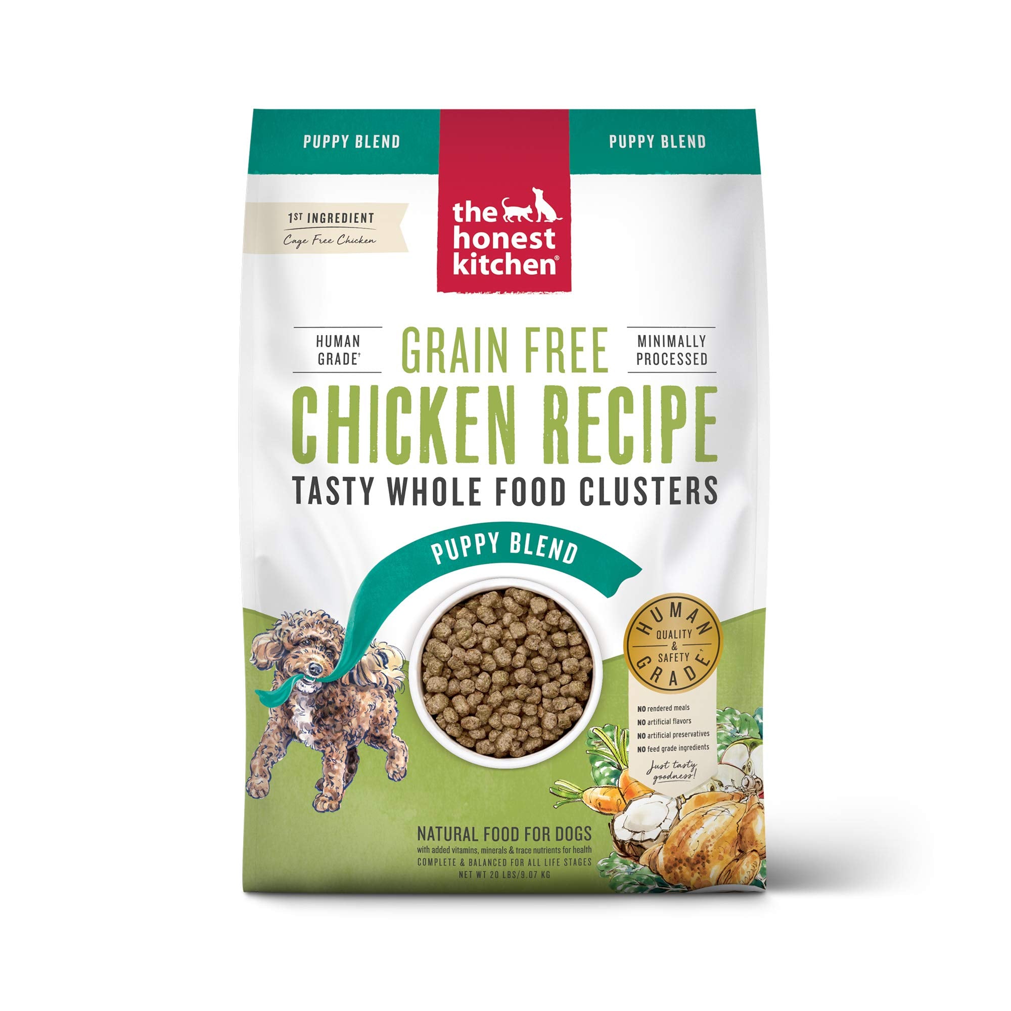 The Honest Kitchen Whole Food Clusters Human Grade Dry Puppy Food