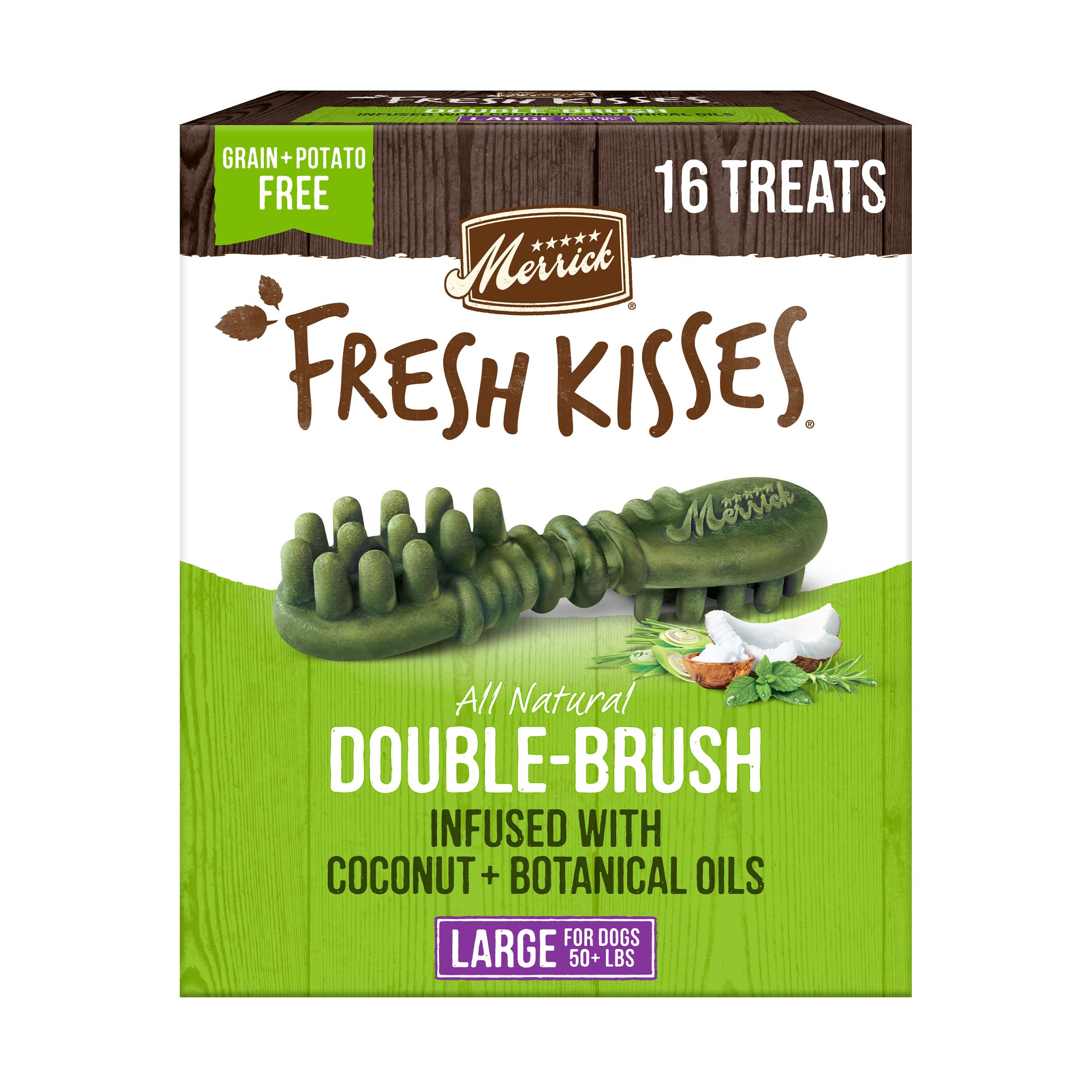 Merrick Fresh Kisses Natural Dental Chews (Large)