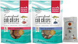 The Honest Kitchen Superfood Cod Crisps Natural Dog Treats (1) Cod & Strawberry (1) Cod & Blueberry