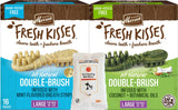 Merrick Fresh Kisses Double-Brush Large Dental Dog Treats (1) Coconut + Botanical Oils (1) Mint-Flavored Breath Strips