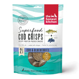 The Honest Kitchen Superfood Cod Crisps - Human Grade Natural Dog Treats - Cod & Berries