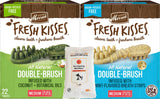 Merrick Fresh Kisses Double-Brush Medium Dental Dog Treats Variety Pack (2)