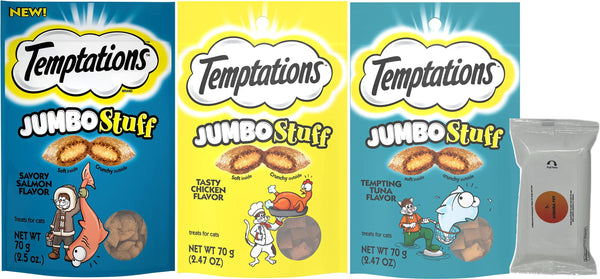Temptations Jumbo Stuff Cat Treats Variety Pack
